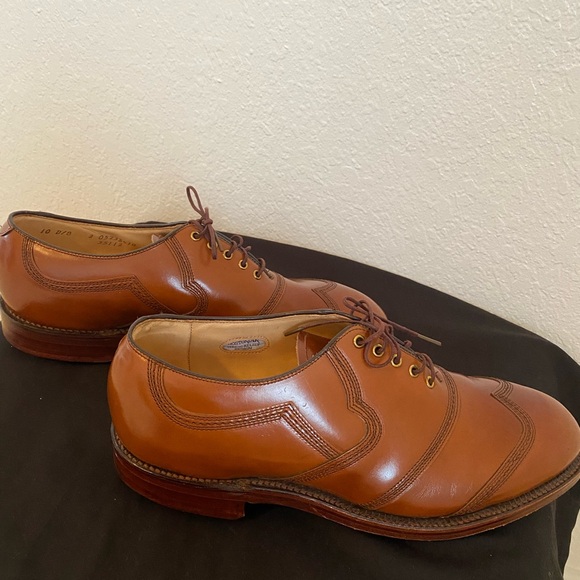 Bostonian Brown Leather Derby Shoes -golf - Picture 6 of 16